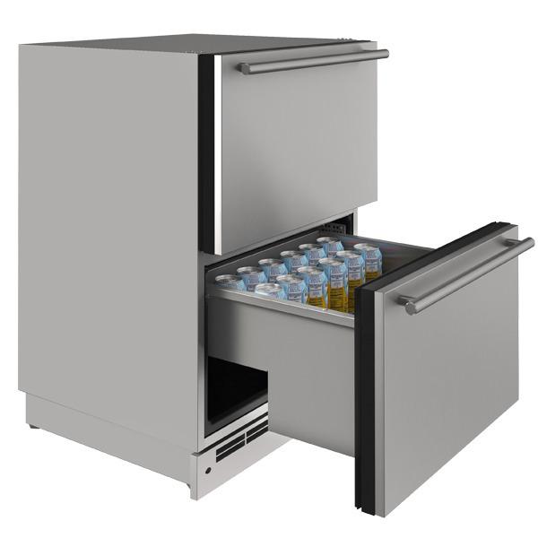 U-Line UODR124SS61A Odr124 24" Refrigerator Drawers With Stainless Solid Finish (115 V/60 Hz)