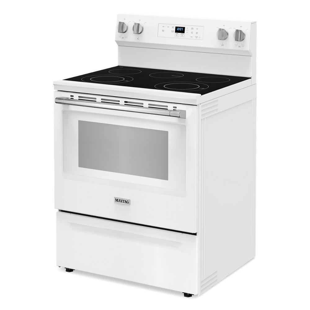 Maytag MFES4030RW 30-Inch Wide Electric Range With Steam Clean - 5.3 cu. ft.