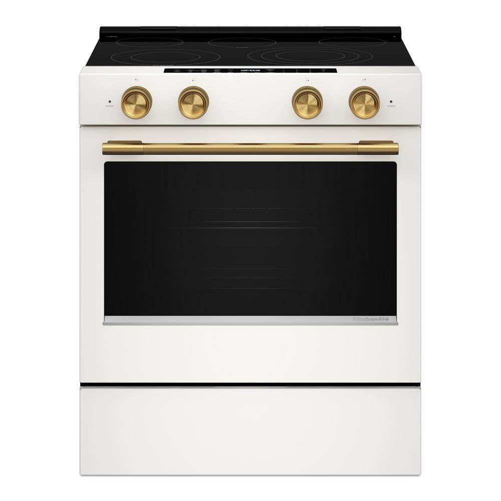 Kitchenaid KSES530SPL 5.3 Cu. Ft. Smart Slide-in Electric Range with Two Even-Heat™ Hyper Elements and Convection Cooking Modes