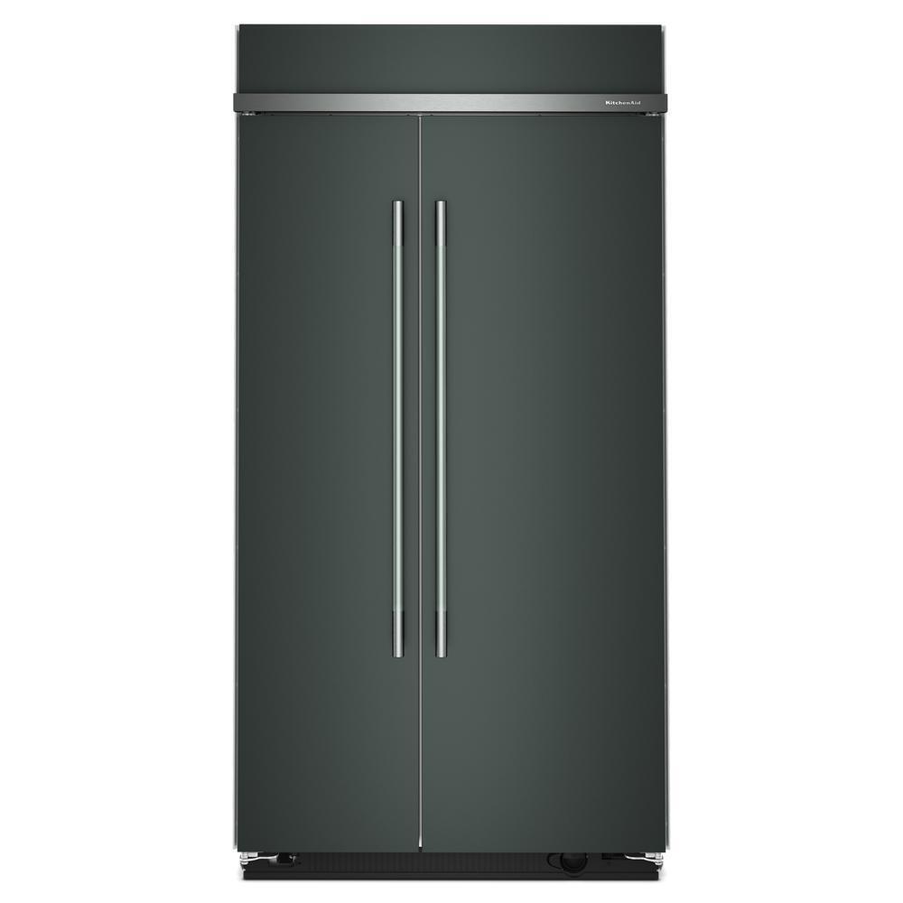 Kitchenaid KBSN742SJP 25.5 Cu. Ft. 42" Built-In Side-by-Side Refrigerator with Platinum Interior