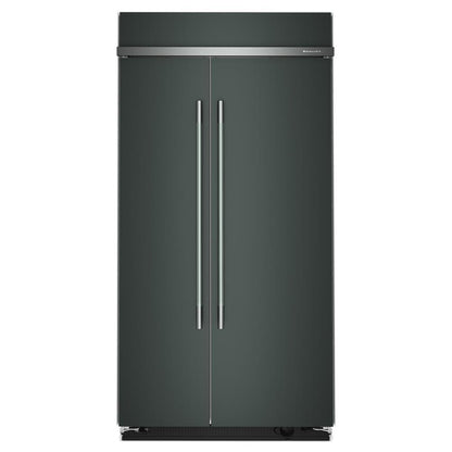 Kitchenaid KBSN742SJP 25.5 Cu. Ft. 42" Built-In Side-by-Side Refrigerator with Platinum Interior
