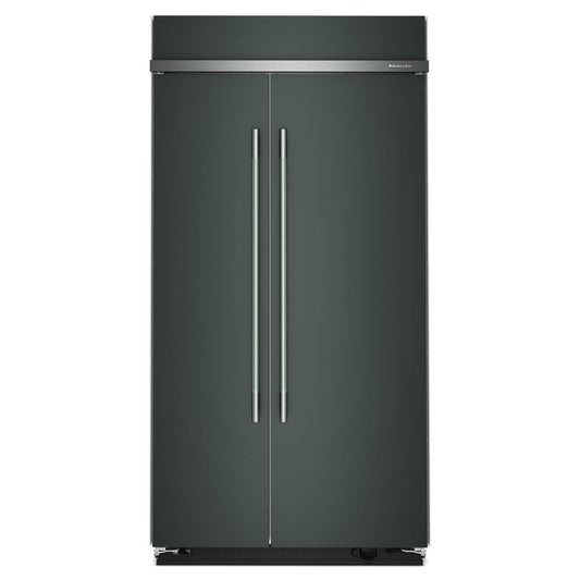 Kitchenaid KBSN742SJP 25.5 Cu. Ft. 42" Built-In Side-by-Side Refrigerator with Platinum Interior