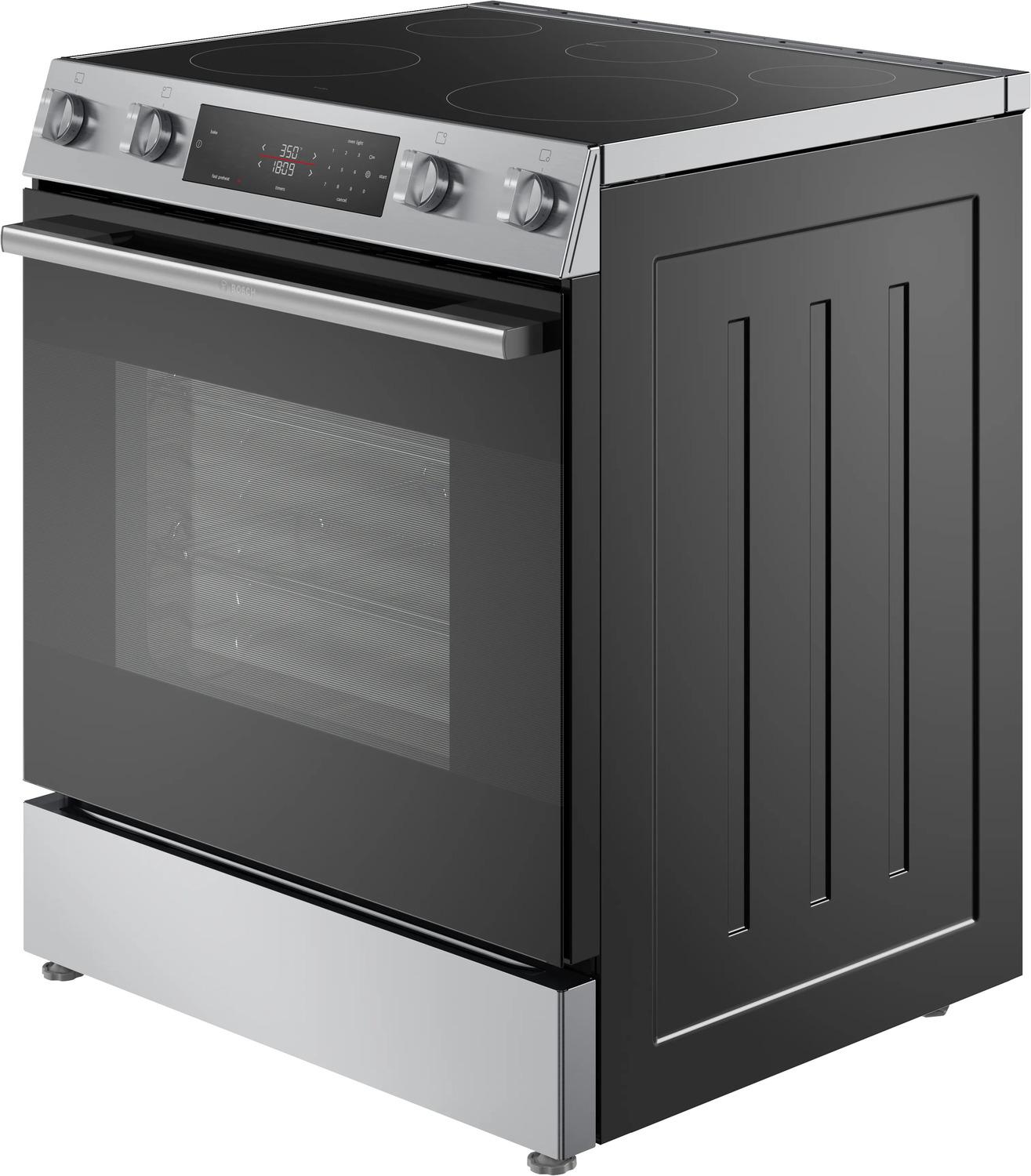 Bosch HEF1050MU 100 Series, Freestanding electric cooker, 30'', Stainless steel