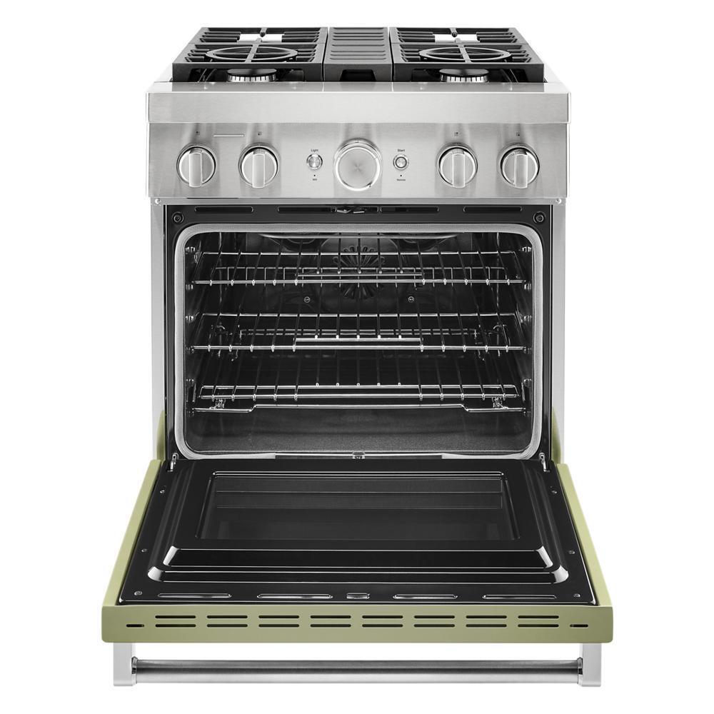 KFDC500JAV KitchenAid® 30'' Smart Commercial-Style Dual Fuel Range with 4 Burners