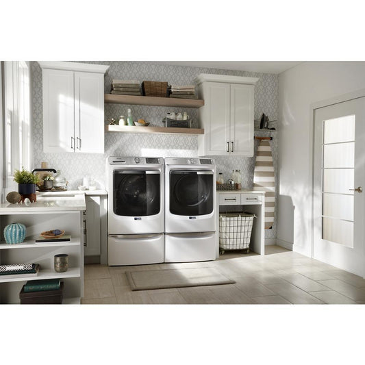 Maytag XHPC155XW 15.5" Pedestal for Front Load Washer and Dryer with Storage