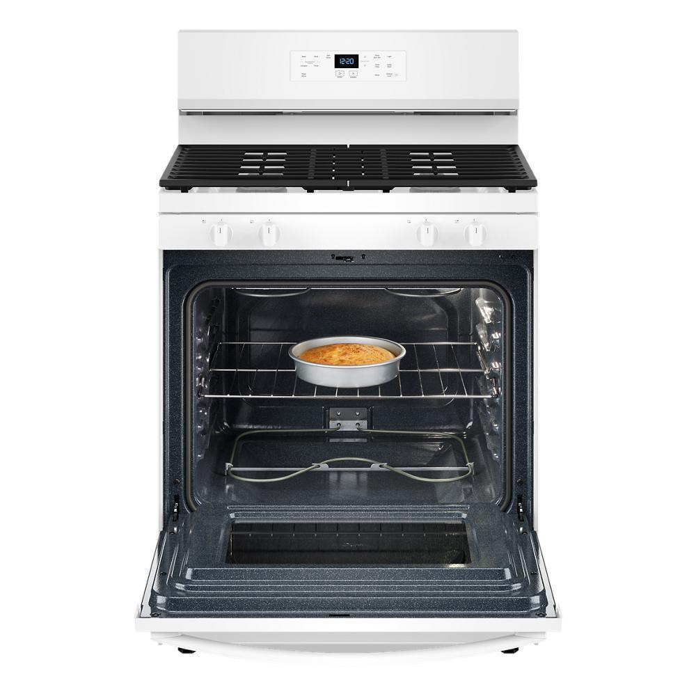 Whirlpool 30-inch Self Clean Gas Range with No Preheat Mode