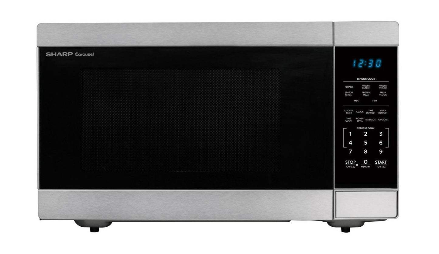 Sharp SMC2265GS 2.2 cu. ft. 1200W Stainless Steel Countertop Microwave Oven