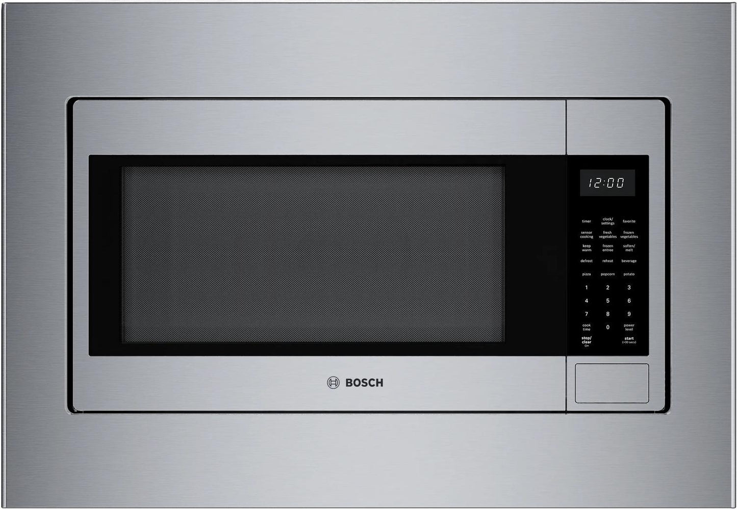 Bosch HMB30155UC 300 Series, Built-In Microwave, 24'', Door Hinge: left, Stainless steel