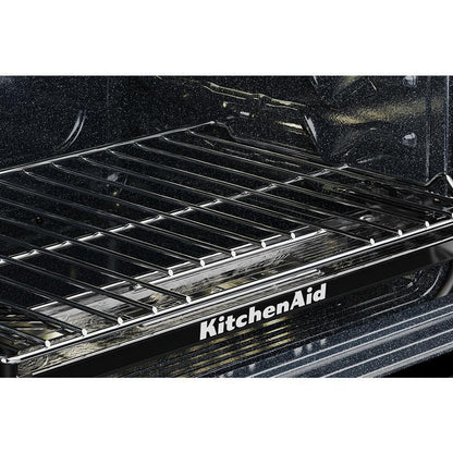Kitchenaid KSES530SJP 5.3 Cu. Ft. Smart Slide-in Electric Range with Two Even-Heat™ Hyper Elements and Convection Cooking Modes