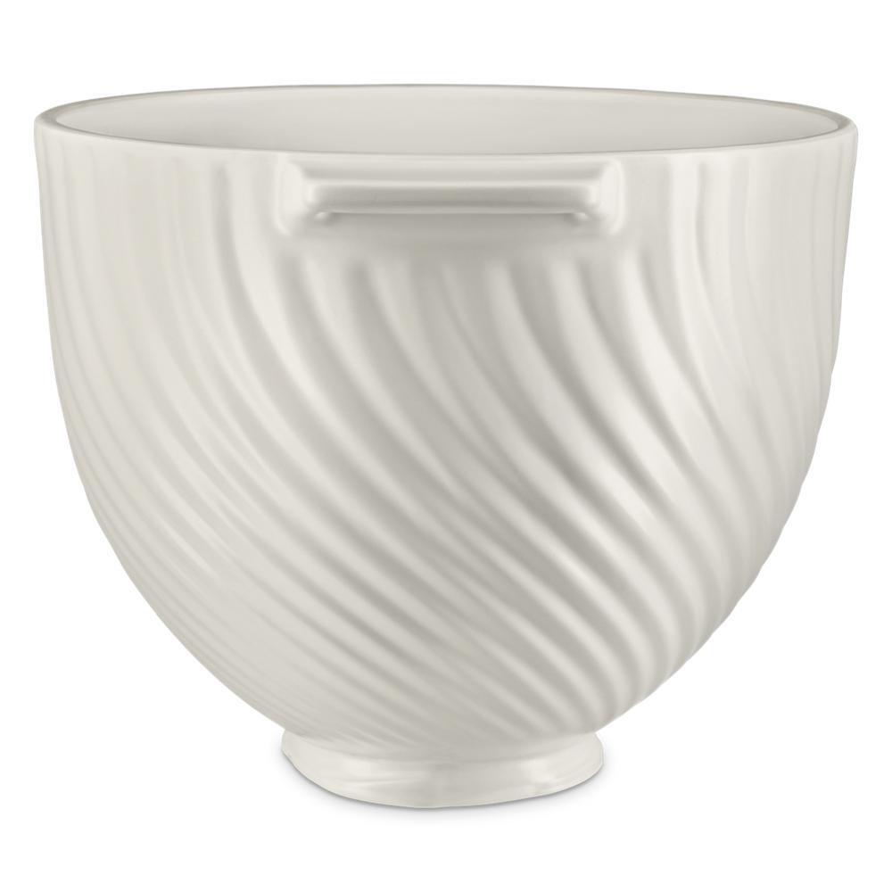 Kitchenaid KSM2CB5MR 5 Quart Meringue Ceramic Bowl