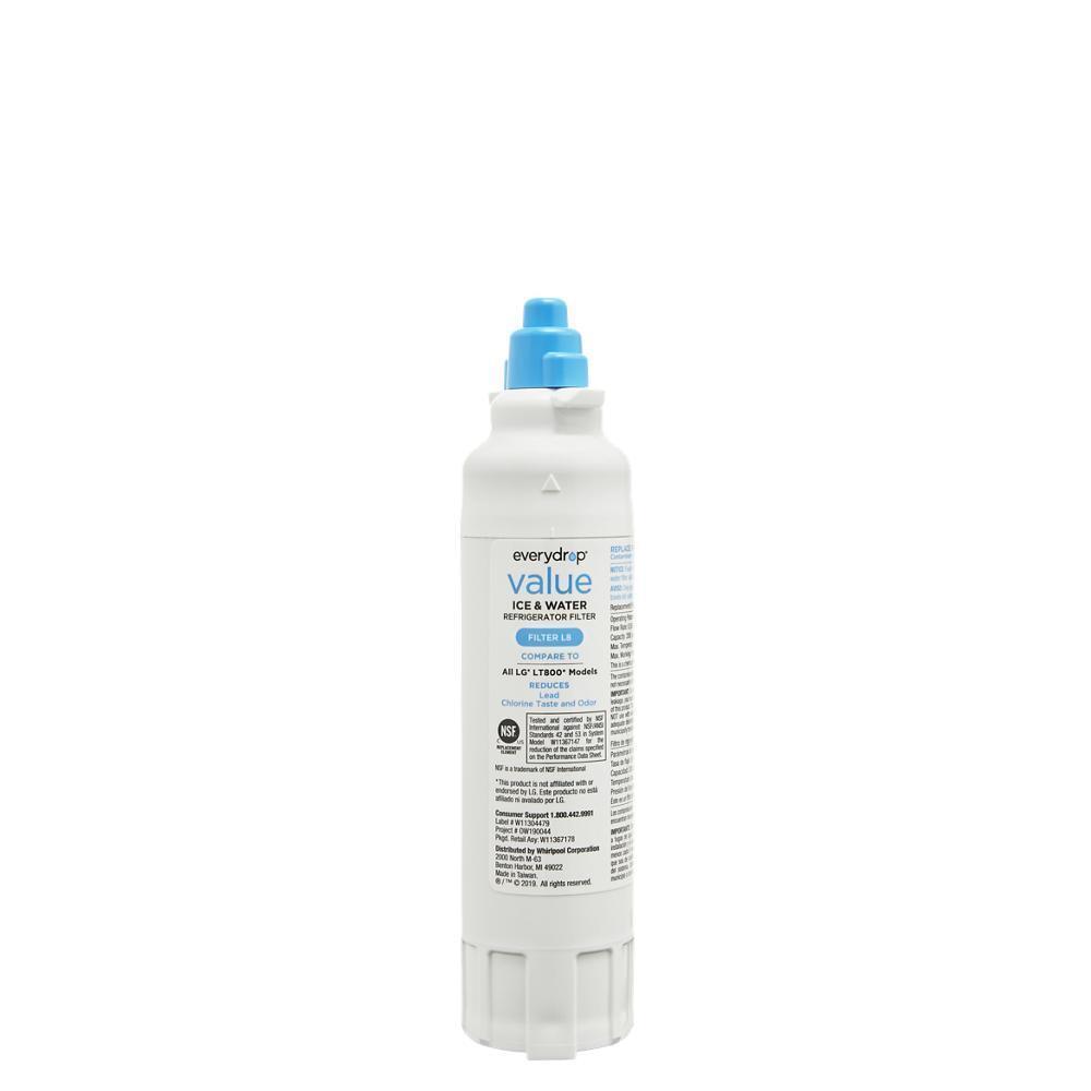 Maytag EVFILTERL8 everydrop® value Refrigerator Water Refrigerator Filter L8 (compares to LG® LT-800)