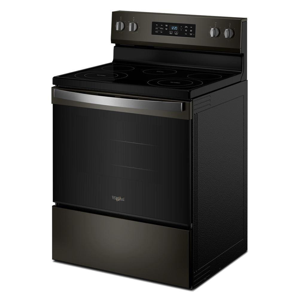 Whirlpool WFES4530SV 30-inch Electric Range with Air Cooking Technology and Steam Clean