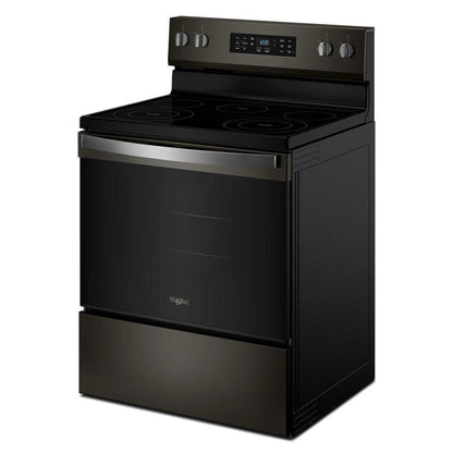 Whirlpool WFES4530SV 30-inch Electric Range with Air Cooking Technology and Steam Clean
