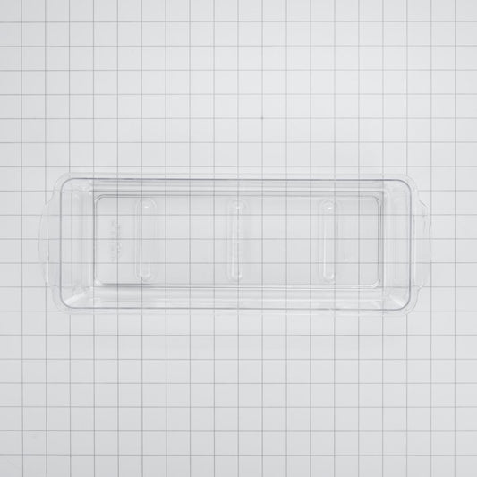 Whirlpool W10136387A Multi-Use Refrigerator Utility Bin (3 3/4-IN H x 5 1/4-IN L x 14 1/2-IN D) - Clear
