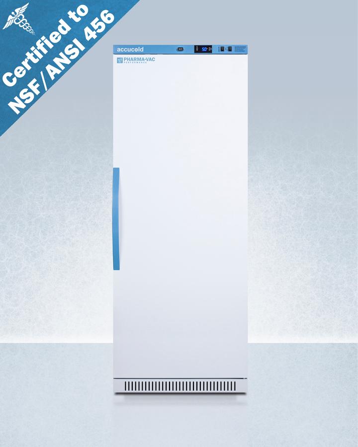 Summit ARS12PV456 12 CU.FT. Upright Vaccine Refrigerator, Certified To Nsf/ansi 456 Vaccine Storage Standard