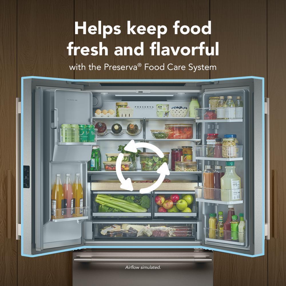 Kitchenaid KRFC536SBE Counter-Depth French Door Refrigerator with Intelligent Auto Fill