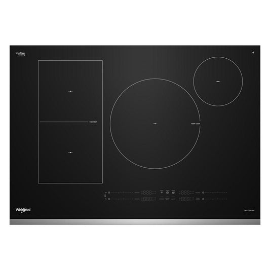 Whirlpool WCIT7530SS 30" Intelligent Induction Cooktop with Temp Cook™ Technology and WipeClean™ Coating