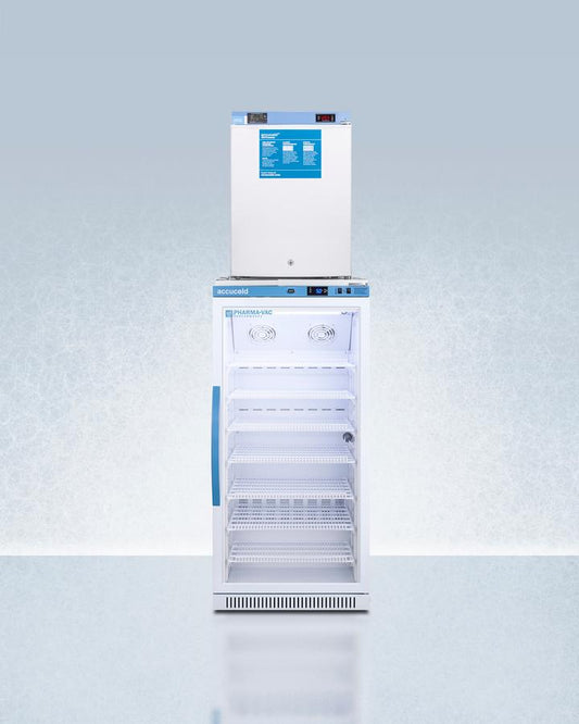 Summit ARG8PVFS30LSTACKMED2 24" Wide All-refrigerator/all-freezer Combination