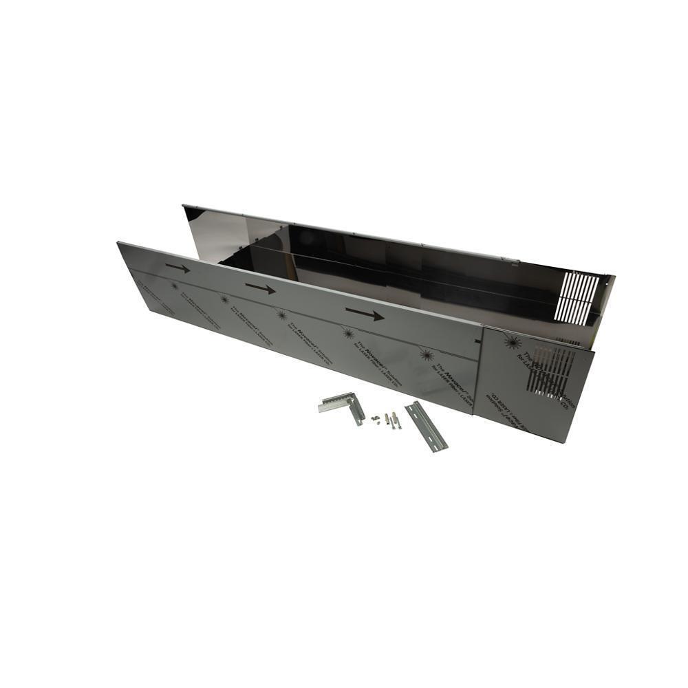 Kitchenaid W11522794 Wall-Mount Hood Chimney Extension Kit, Stainless Steel, for ceilings between 10-1/2' to 12'