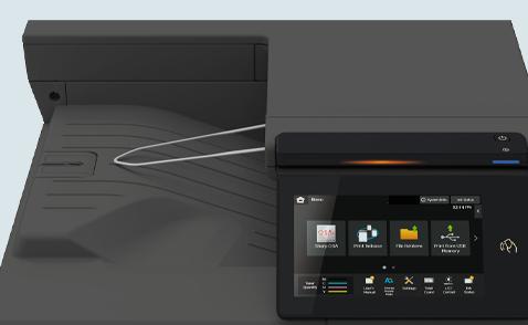 Sharp BPC545PW BP-C545PW Color Printer Prints up to 45 pages per minute Maximum paper capacity of 2,350 sheets Exceptional Image Quality with 1,200 x 1,200 dpi print resolution
