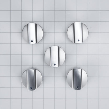 Maytag W10724598 Premium Gas Cooktop Knob Kit (Set of 5) for Various MGC7430 and MGC7536 Models
