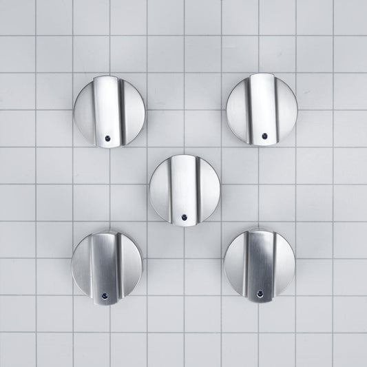 Maytag W10724598 Premium Gas Cooktop Knob Kit (Set of 5) for Various MGC7430 and MGC7536 Models