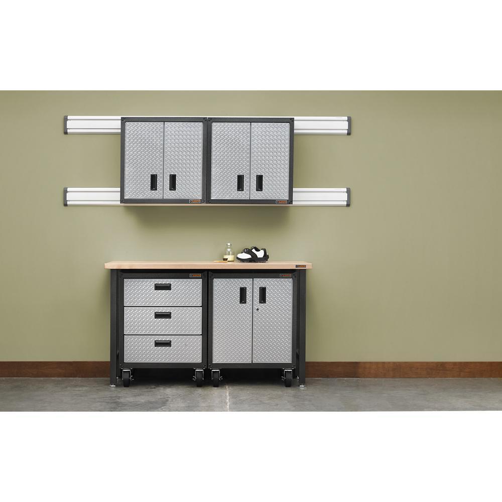 Gladiator GACK04KDSX Ready-to-Assemble Modular GearBox Caster Kit