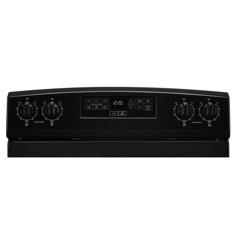 Amana ACR4303MFB 30-inch Amana® Electric Range with Bake Assist Temps