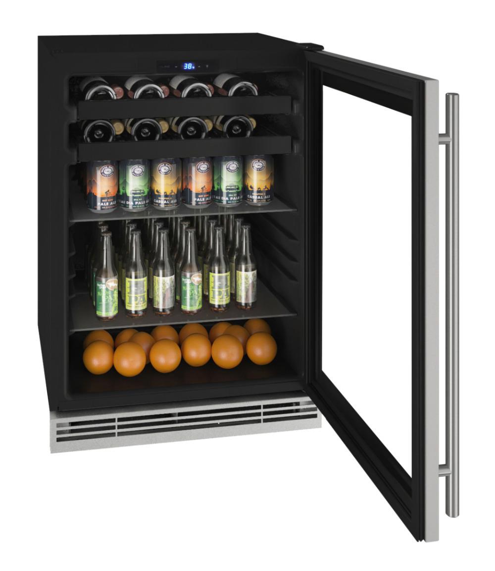 U-Line UHBV124SG01A Hbv124 24" Beverage Center With Stainless Frame Finish (115 V/60 Hz)