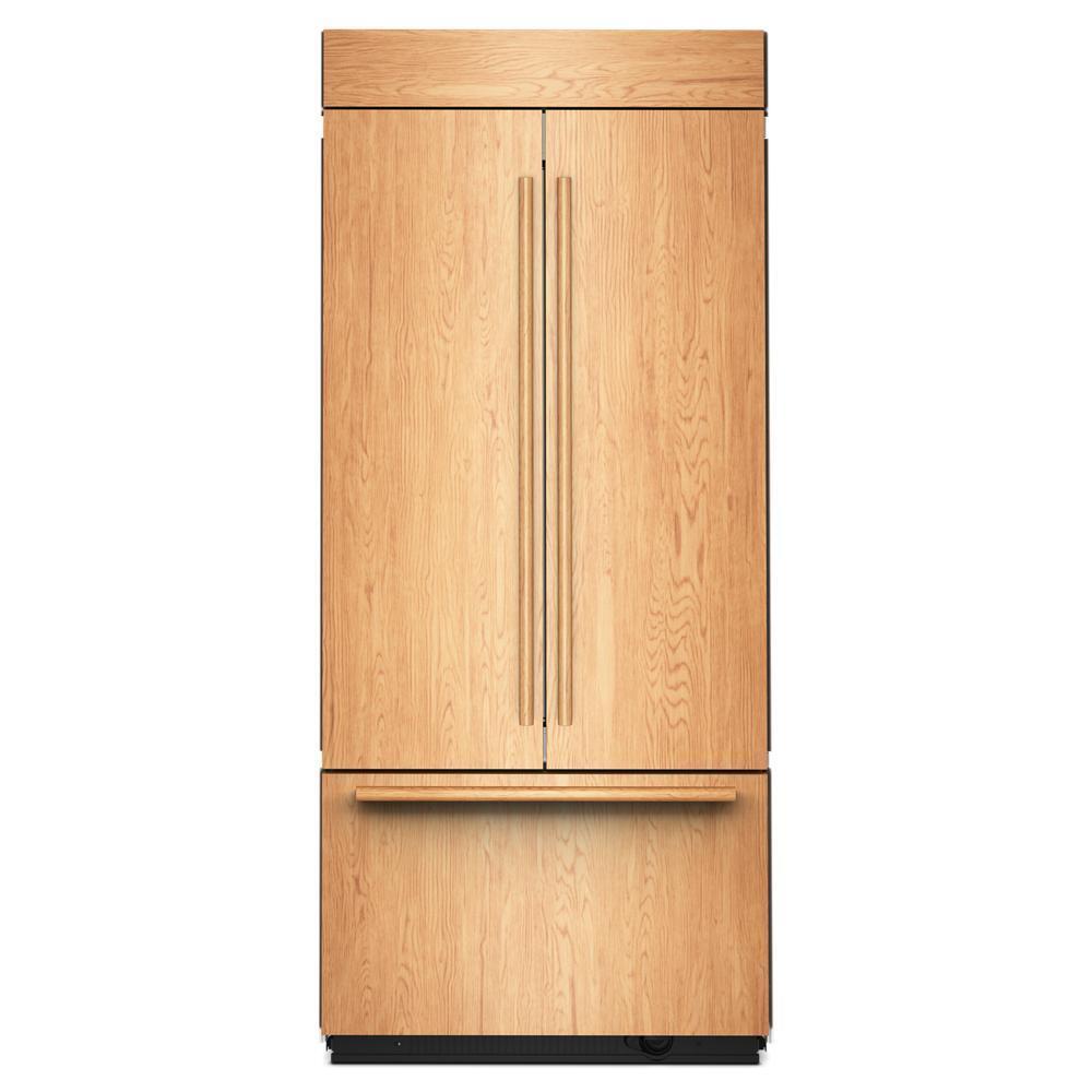Kitchenaid KBFN536TPA 20.8 Cu. Ft. 36" Built-In Panel-Ready French Door Bottom Mount Refrigerator with Platinum Interior