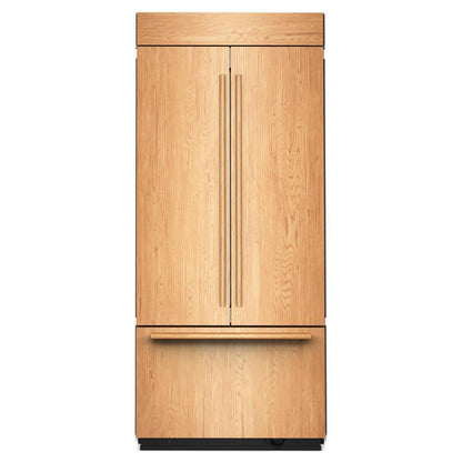 Kitchenaid KBFN536TPA 20.8 Cu. Ft. 36" Built-In Panel-Ready French Door Bottom Mount Refrigerator with Platinum Interior