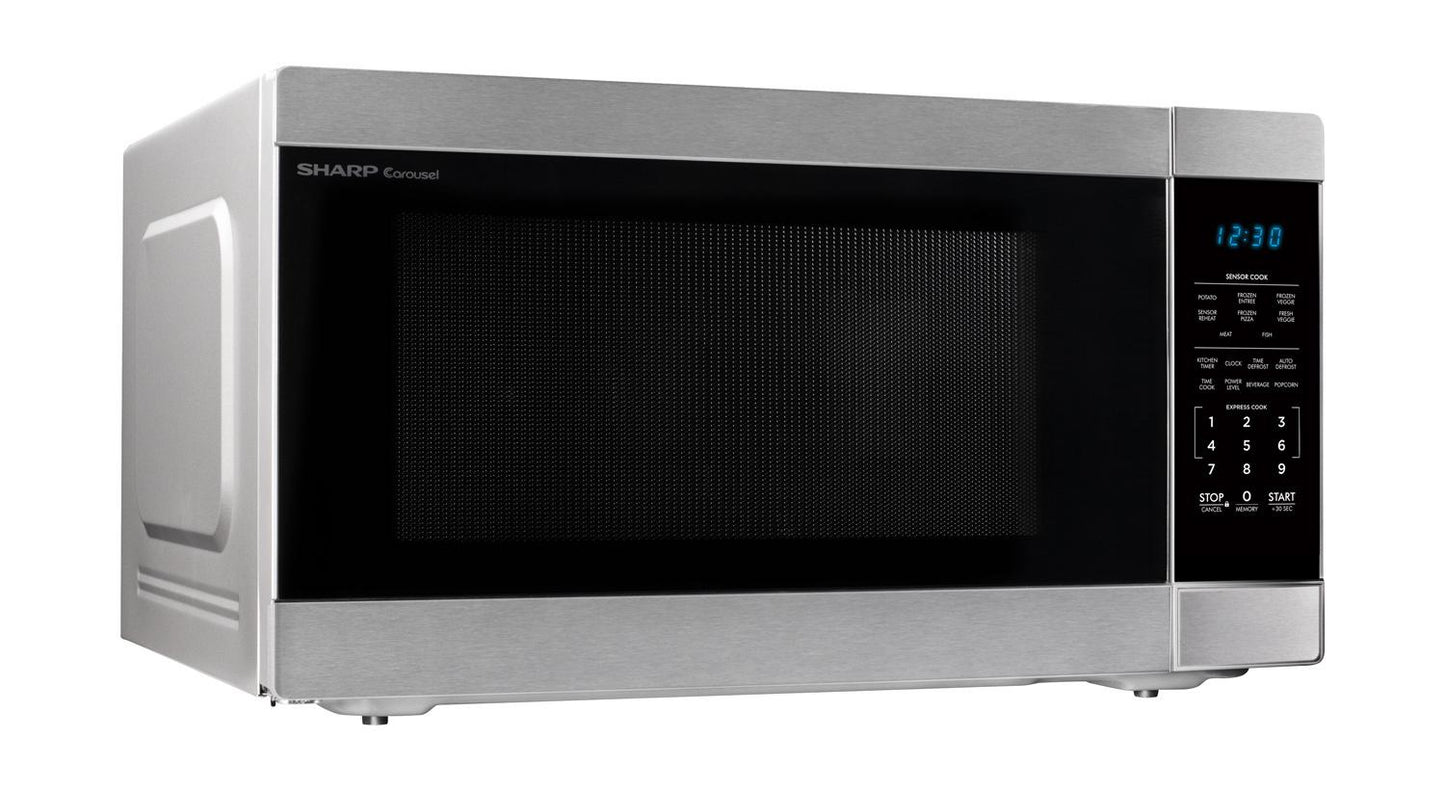 Sharp SMC2265GS 2.2 cu. ft. 1200W Stainless Steel Countertop Microwave Oven