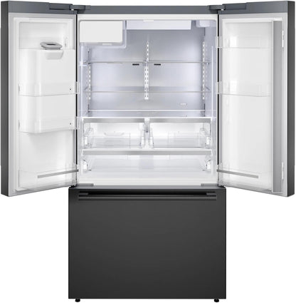 Bosch B36FD52SNB 500 Series, French Door Bottom freezer, multi door, 36'', Black inox-antifingerprint, Total No Frost
