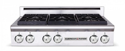 American Range AMERICANRANGELEGENDAROBSCT366 Legend 36 Inch Performer Rangetop