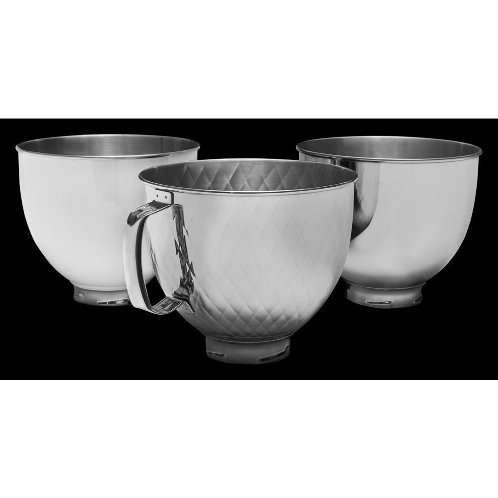 Kitchenaid KSM5SSBHM 5 Quart Tilt Head Hammered Stainless Steel Bowl