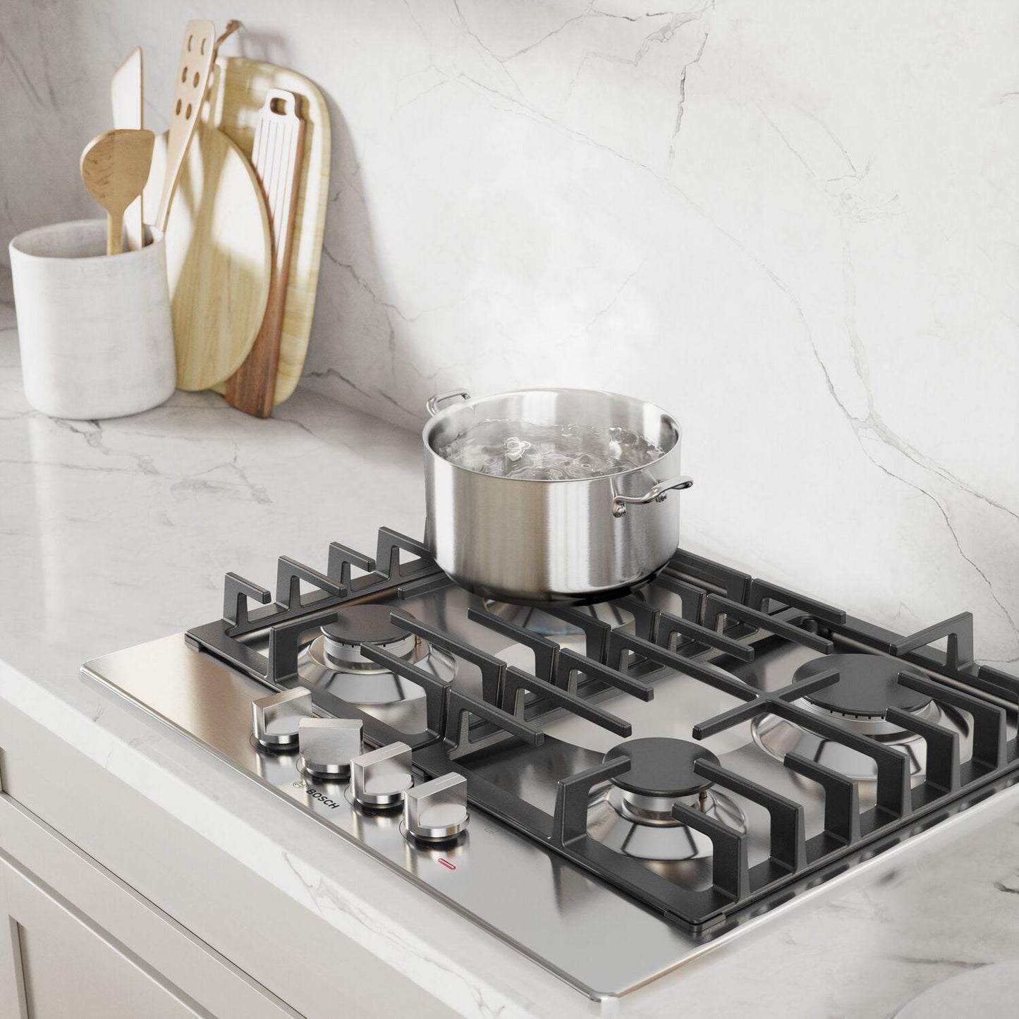 Bosch NGM5453UC 500 Series, Gas hob, Stainless steel