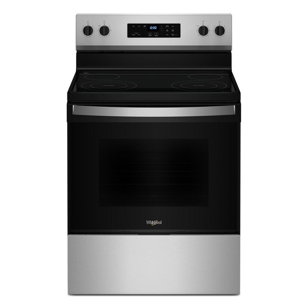 Whirlpool WFES3030RS 30-inch Electric Range with No Preheat Mode