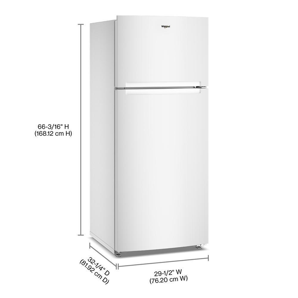 WRTX5118TW Whirlpool® 28-inch Wide Top Freezer Refrigerator with Total Coverage Cooling- 18.0 Cu. Ft.