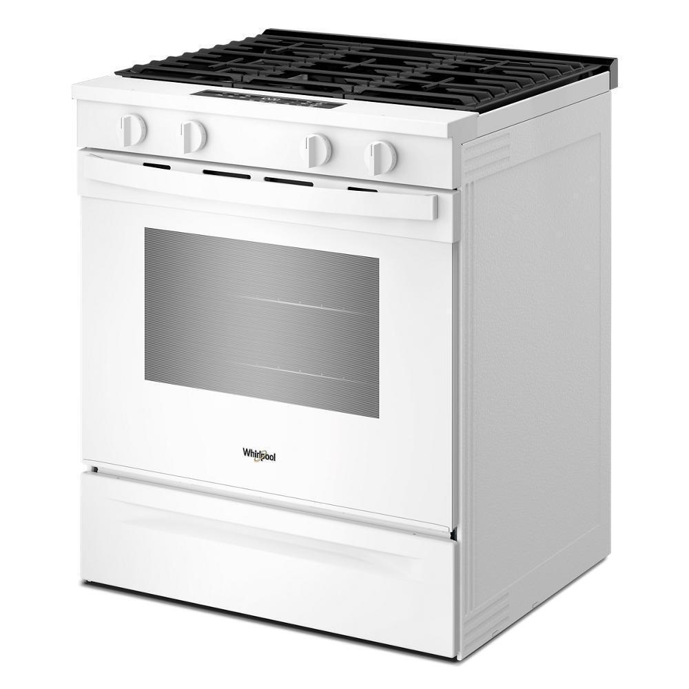Whirlpool WSGS3330TW 30-inch Gas Range with No Preheat Mode and Slow Cook