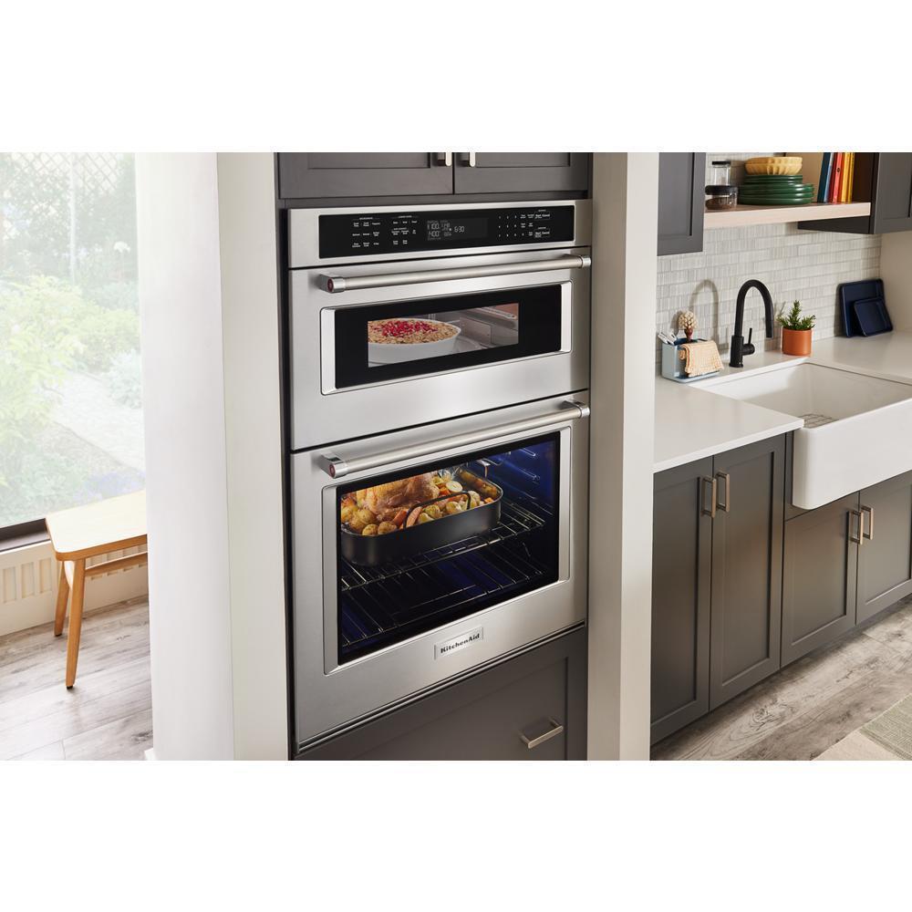 KOEC527PSS KitchenAid® 27" Combination Microwave Wall Ovens with Air Fry Mode.