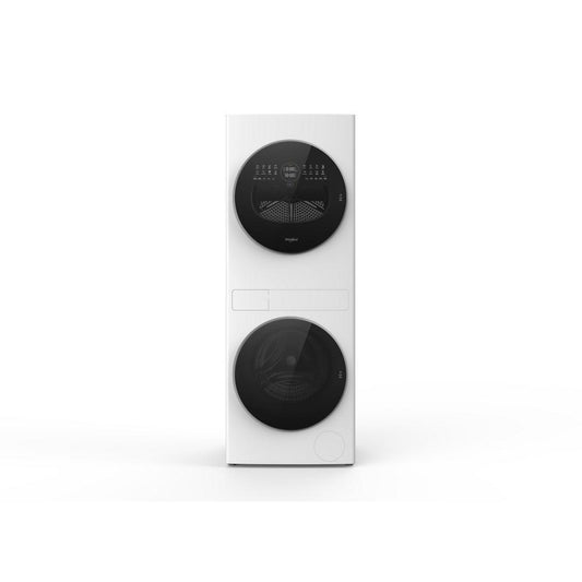 Whirlpool WFH5424SW Compact ENERGY STAR® Ventless Heat Pump Laundry Tower with 2.7-cu ft Washer and Electric 4.3-cu ft Dryer