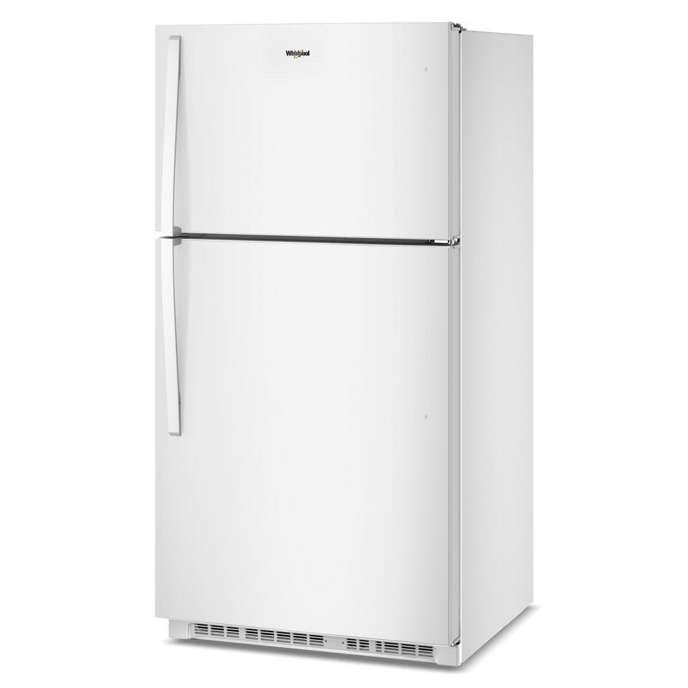 WRTX7421TW Whirlpool® 32.8-inch Wide Top Freezer Refrigerator with Total Coverage Cooling- 21.3 Cu. Ft.