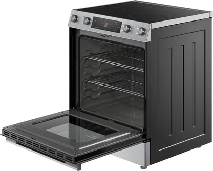Bosch HEF1050MU 100 Series, Freestanding electric cooker, 30'', Stainless steel
