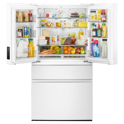 Whirlpool WRMF3336SW 30 Cu. Ft. Family-Sized Capacity French door refrigerator with Flexible Tempearture Drawer