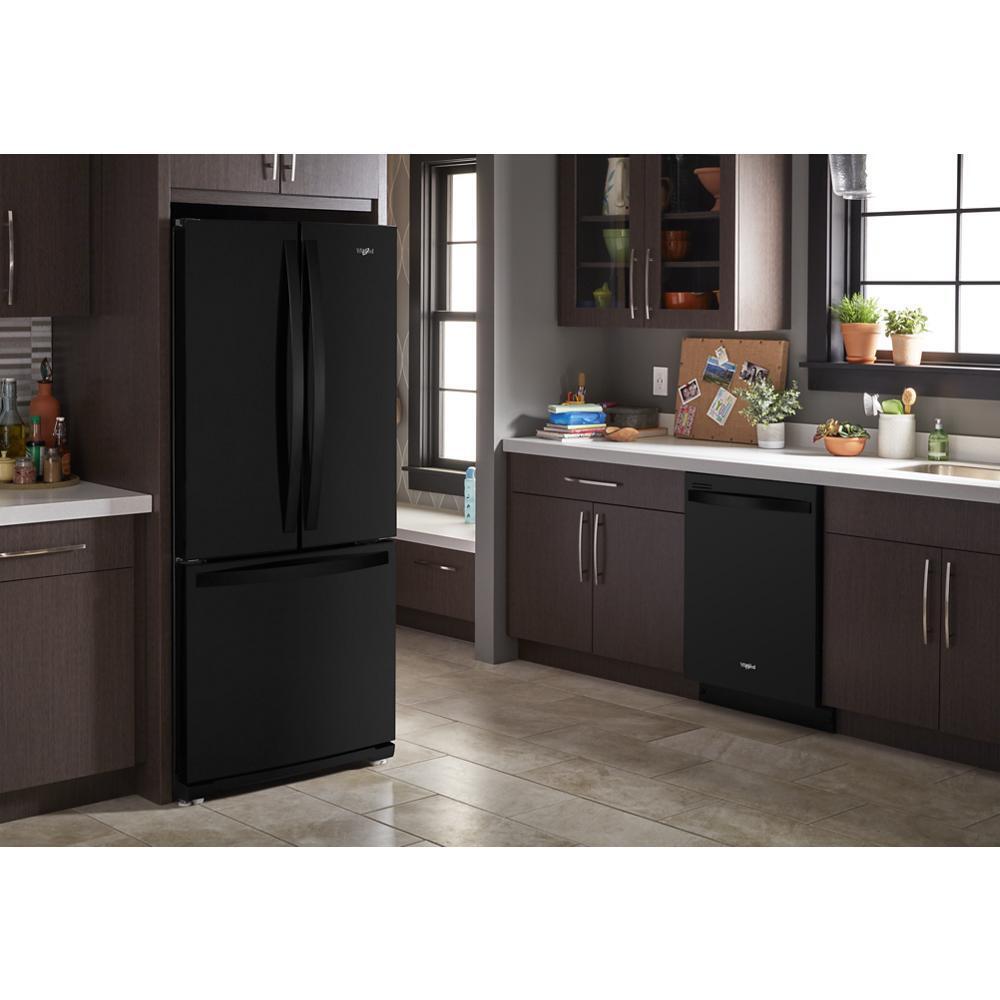 Whirlpool WRF560SMHB 30-inch Wide French Door Refrigerator - 20 cu. ft.