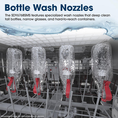 Sharp SDY6768SMS 24 in. Stainless Steel Dishwasher