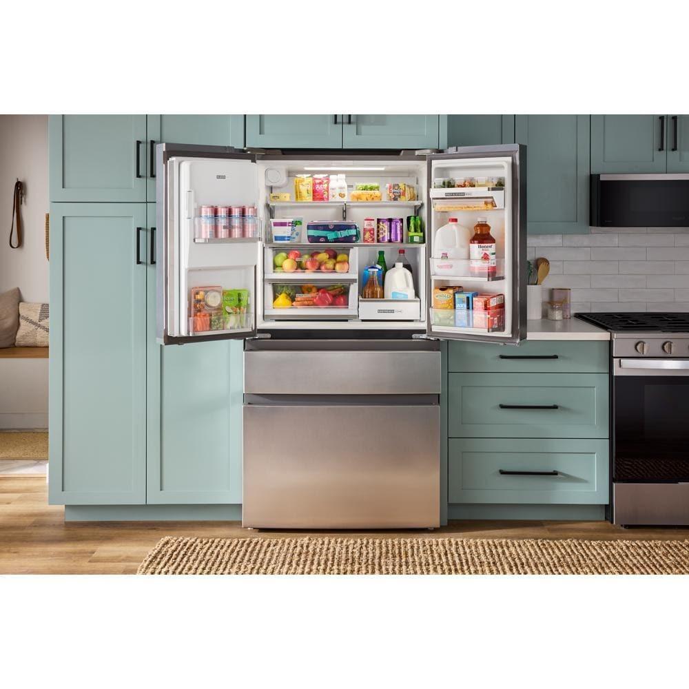 Whirlpool WRMC7036RV 36-inch Wide True Counter Depth 4-Door French Door Refrigerator - 22 cu. ft.
