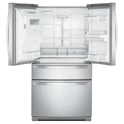Whirlpool WRMF7736PV 36-inch Wide 4 Door Refrigerator with Prep and Store Bins - 26 Cu. Ft.