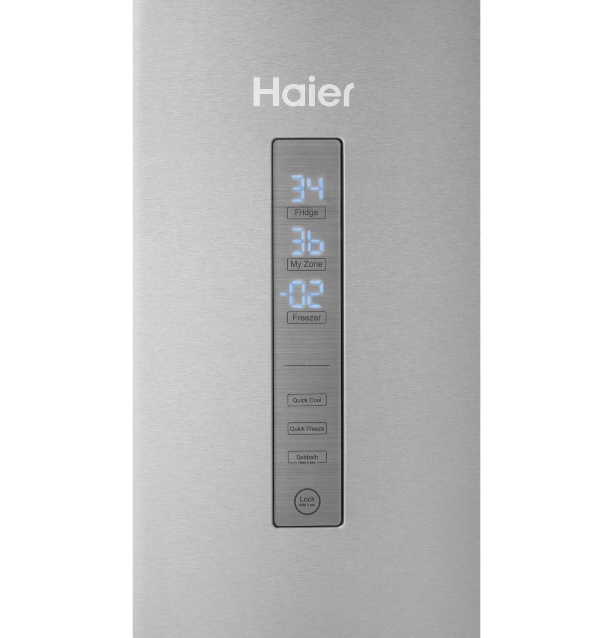 HRB15N3BGS Haier ENERGY STAR® 15 Cu. Ft. Bottom Freezer Refrigerator