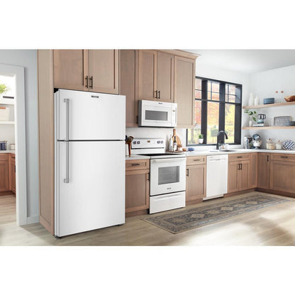 Maytag MRTX5119SW 30-Inch Wide Top-Freezer Refrigerator with Garage Mode-19 Cu. Ft.